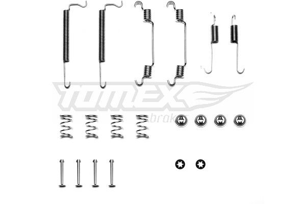  Kit de montaje de zapatas de freno traseras Opel Corsa 